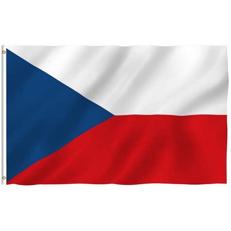 ANLEY Fly Breeze 3x5 Foot Czech Flag - Czechia National Flags Polyester ...