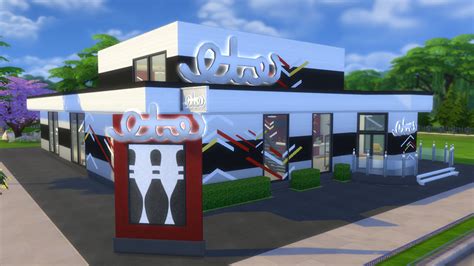 The Sims 4 Bowling Night Stuff Building Ideas Simsvip