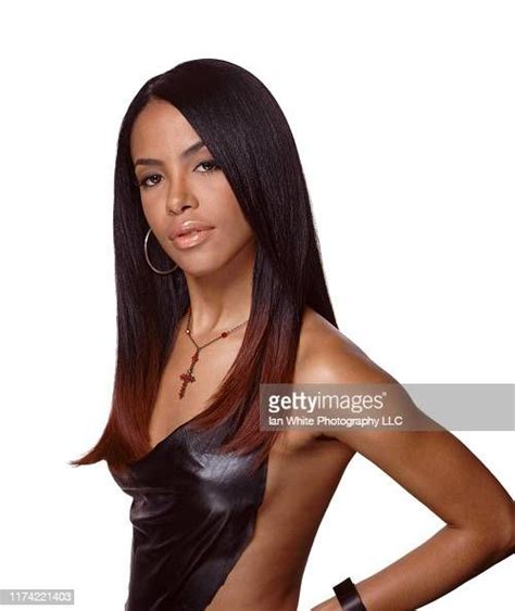 Singer Aaliyah Is Photographed For Sophisticates Black Hair Magazine
