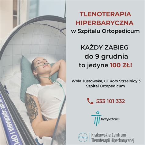 Tlenoterapia Hiperbaryczna W Szpitalu Ortopedicum Ortopedicum