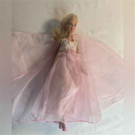 Mattel Toys Barbie Fashion Doll Vintage Blonde Bellybutton Pink Gown With Cape Poshmark