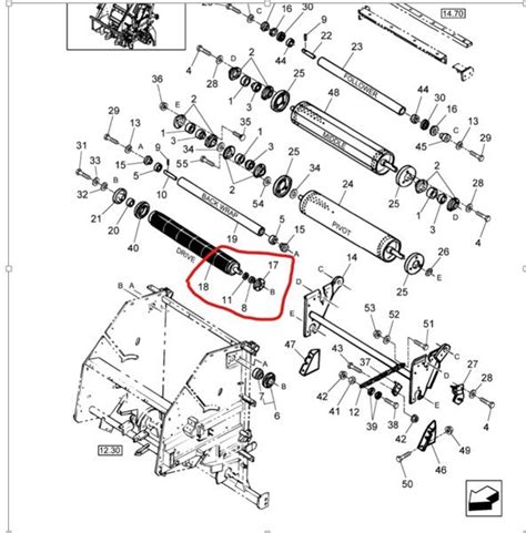Cih Rbx442 Or Nh 630 Round Baler Drive Roller Technical Ih Talk Red
