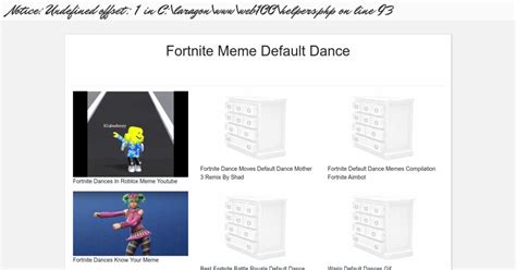 Fortnite Meme Default Dance