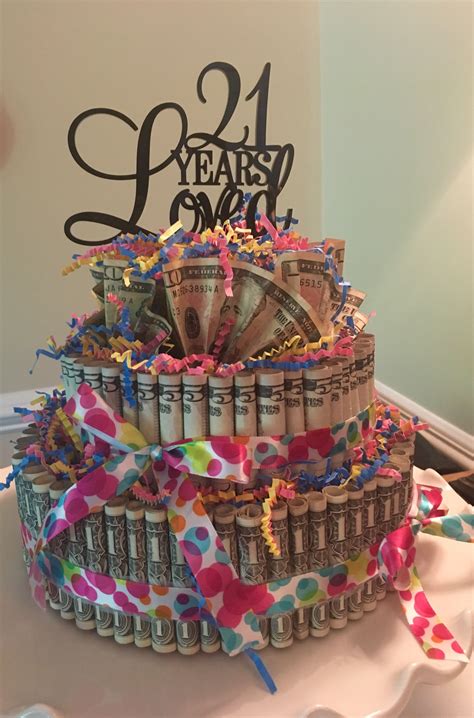 Birthday Money Money Cake 21st Birthday Cakes