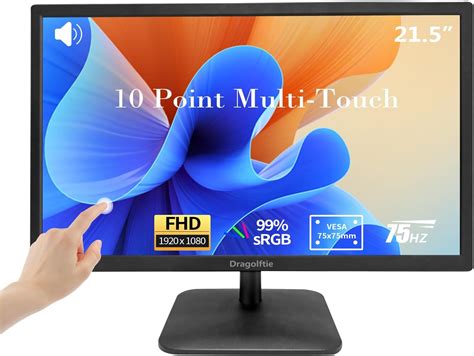 dragolftie touchscreen computer monitor   fhd xp built