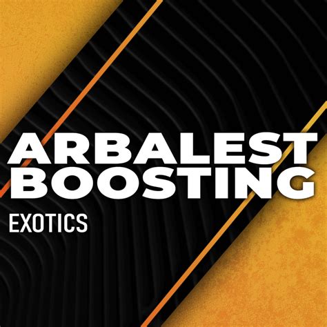 Arbalest Boosting Guardian Boost 1 Boosting Carry Recovery Service