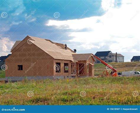 Subdivision Construction Stock Image Image Of Builder 15618587