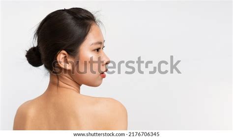 Naked Korean Lady Posing On White Stock Photo 2176706345 Shutterstock