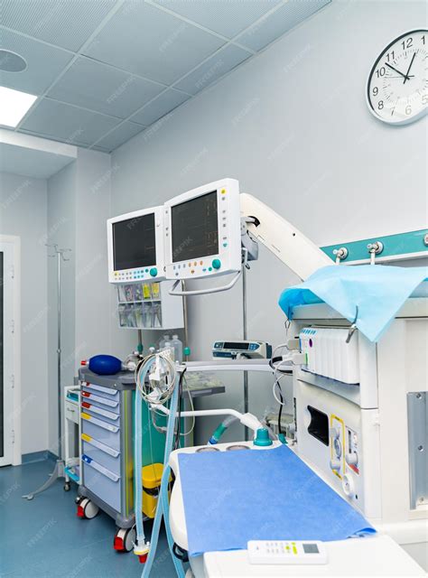 Premium Photo | Modern hospital room with new technology equipment