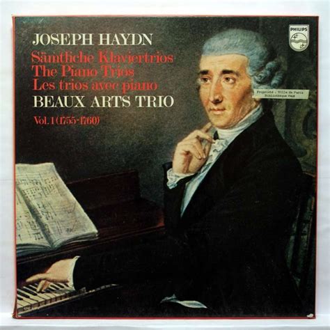 Haydn The Piano Trios Volume 1 By Beaux Arts Trio LP Box Set With