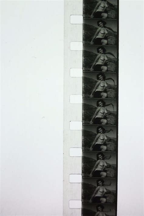 Original Vintage Risque Pinup Girl Film E Nude