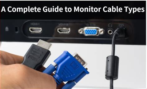 Types Of Monitor Cable Connectors At Brenda Vanderhoff Blog
