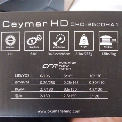 Jual Okuma Ceymar HD 1000 2500 3000 4000 5000 Shopee Indonesia