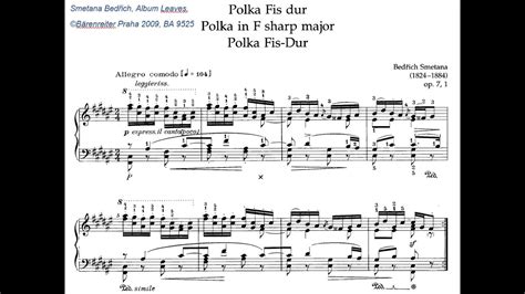 B Smetana Trois Polkas De Salon Op 7 Schiff YouTube