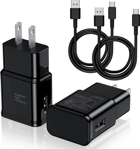 Amazon.com: Type C Charger Fast Charging, 2 Pack USB C Android Phone ...