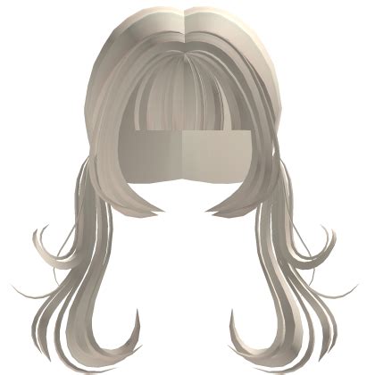 Blonde Low Anime Fluffy Swirly Pigtails Hair Roblox