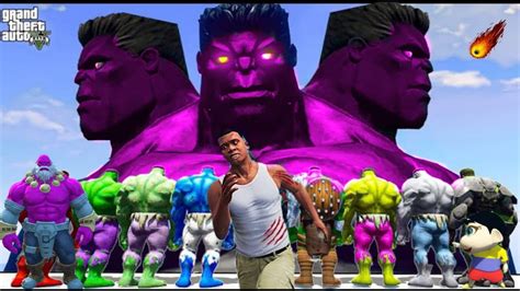 Gta Shinchan Franklin Become Lava God To Kill Black Hulk In Gta