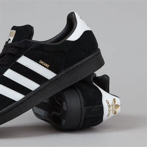 Adidas Superstar Rt Drake Jones Shoes Black White Black Flatspot