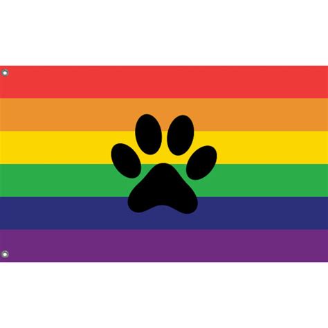Furry Rainbow Pride Flag Unique Design Print High Quality - Etsy