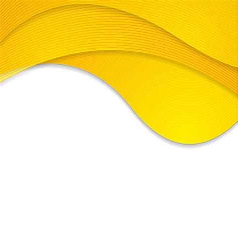 Yellow Background Vector Dynamic Curve Yellow Background Background