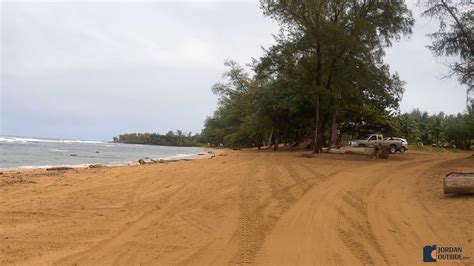 Anahola Beach is a beautiful beach on the northeast side of Kauai