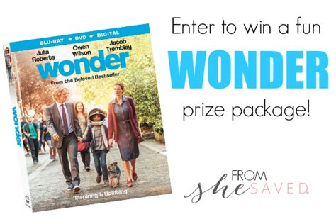 WONDER Available on Blu-ray & DVD NOW + Giveaway - SheSaved®