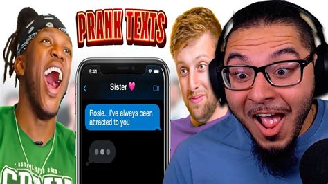 Sidemen Prank Text Roulette Moresidemen Reaction Youtube