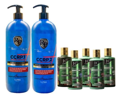 Kit Ccrp Carvão Ativado 1 Litro Robson Peluquero Brinde