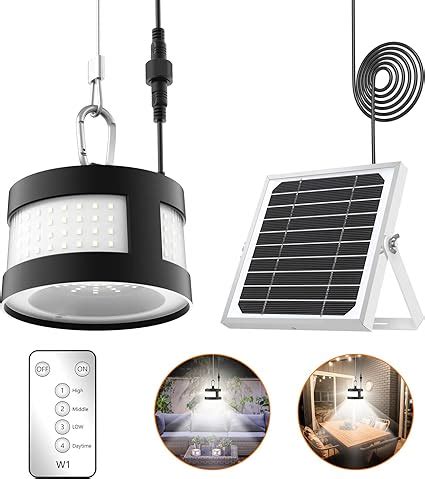 Portable Solar Lights Indoor Outdoor AGPTEK 360 Glow Solar Pendant