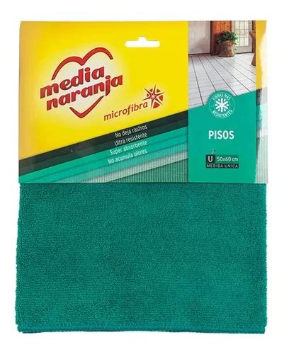 Paño Microfibra Para Pisos Media Naranja 50x60cm MercadoLibre