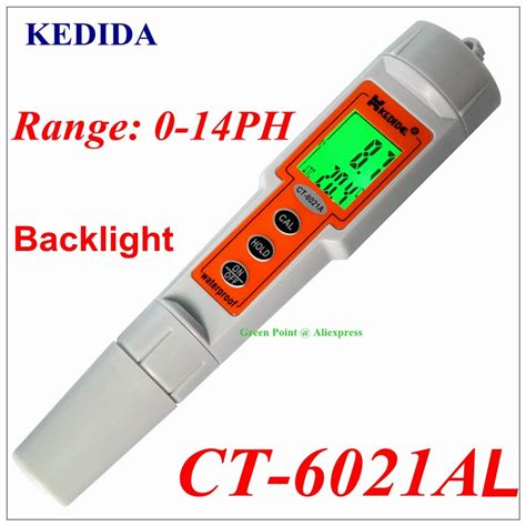 Ct 6021al Pen Waterproof Ph Meter Digital Ph Meter Bifunctional