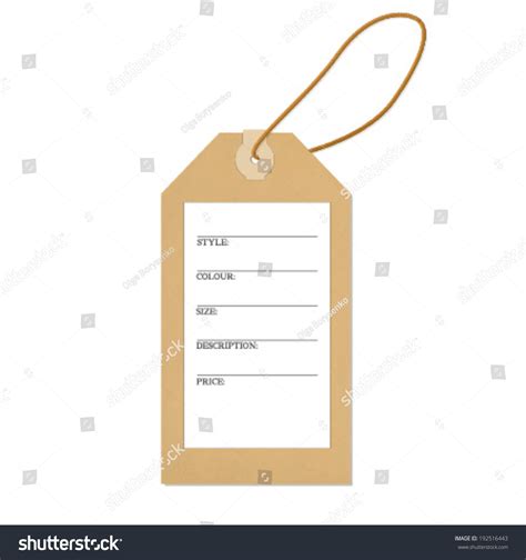 realistic price tag label label vector
