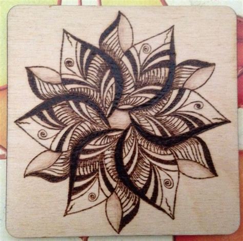 Pyrography Mandala Pyrography Lotus Flower Tattoo Wood Burning Patterns