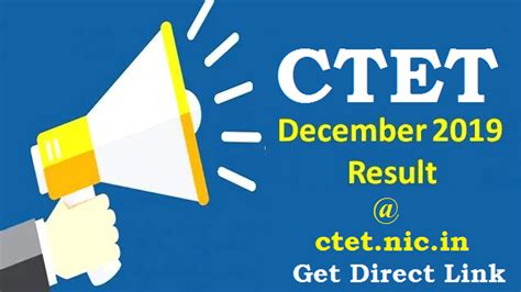 Ctet Result 2019 December Out Check Here Direct Link