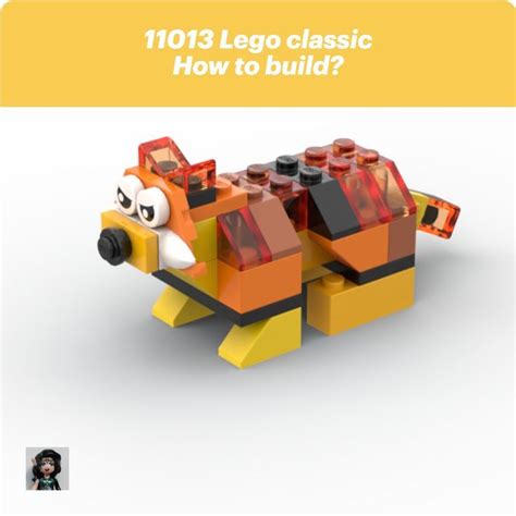 How to build a Tiger from Lego? Following this instruction, you can make a Tiger using only the ...