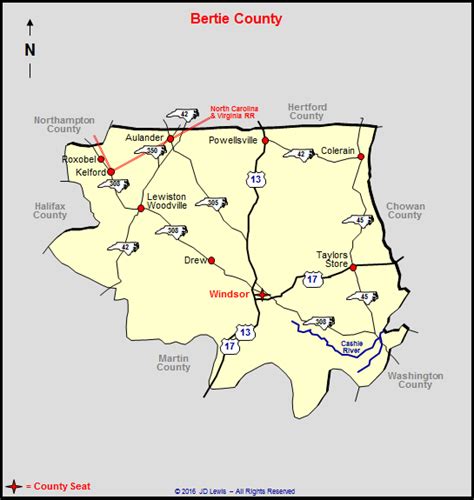 Bertie County Nc Map - Hiking In Map