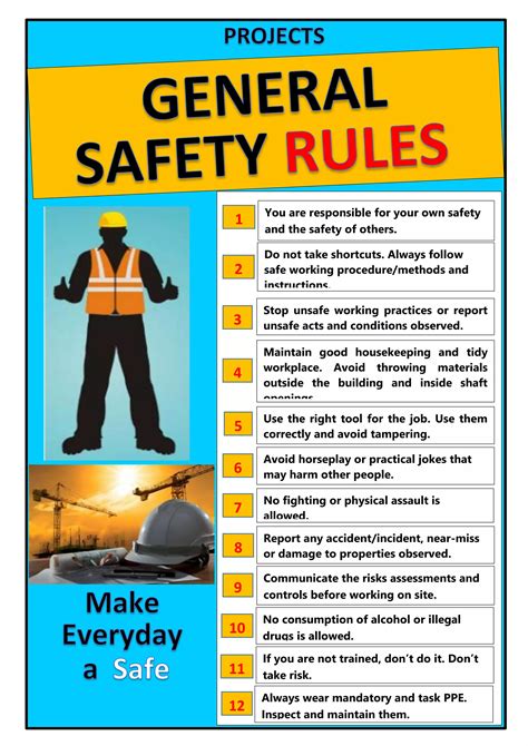 General Site Safety Rules Form Hseq Rev Docx