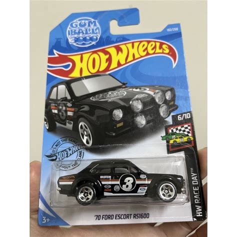 Hot wheels 風火輪 70 Ford escort rs1600 蝦皮購物