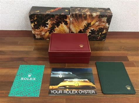 Rolex Vintage Watch Box Booklets Card Holder Vintage Rolex