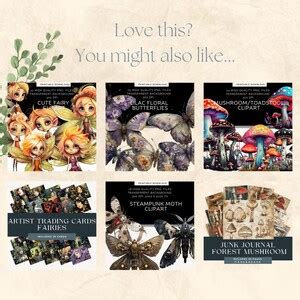 Mushroom Hot Air Balloon Clipart Mushroom Ephemera Printable Clipart High Quality PNG