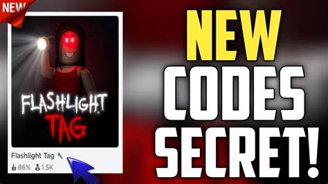 FUTURE CODES NEW ROBLOX FLASHLIGHT TAG CODES 2023 YouTube