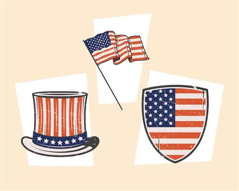 usa icons  vector art  vecteezy