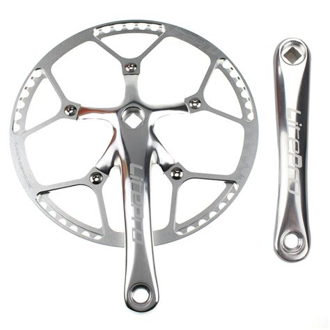 Buy Single Speed Crankset Set 58T 170mm Crankarms 130 BCD Litepro