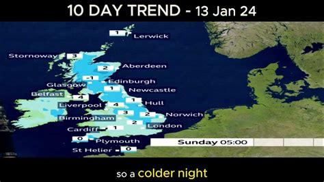 10 Day Trend Weekend Weather Outlook 130124 Uk Weather Forecast Ukweather Bbcnews Youtube