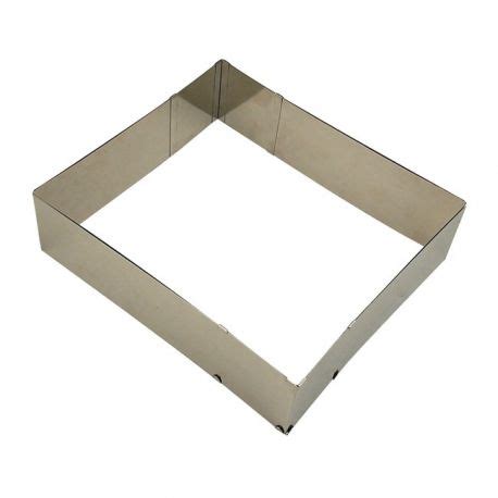 Adjustable Rectangular Cake Ring STADTER 25 50cm