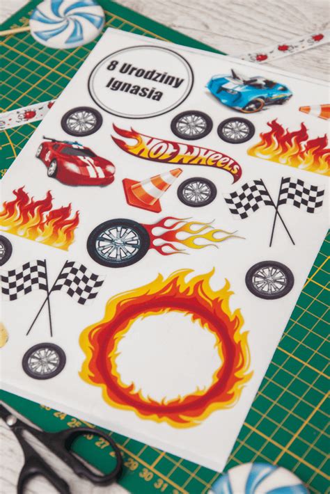 Wydruk Tort Hot Wheels El Gratis Tabliczka Napis Op Atek S Odka Fanaberia