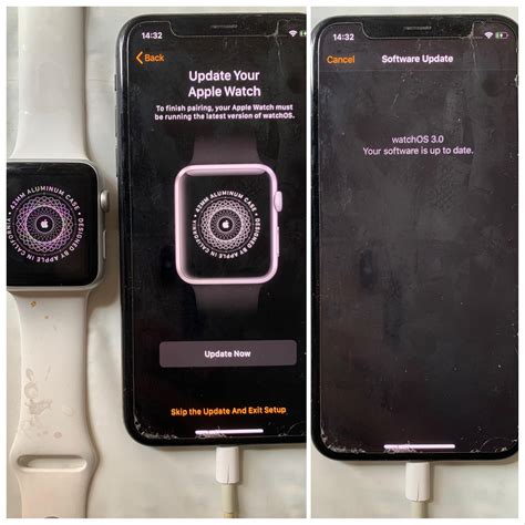 Unable to pair old Apple Watch stuck at WatchOS update, already up to