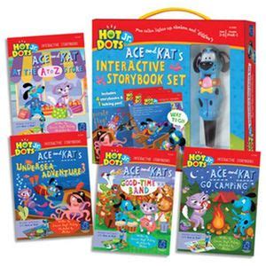 Educational Insights Hot Dots Jr Ace And Kat S Interactive Story Book