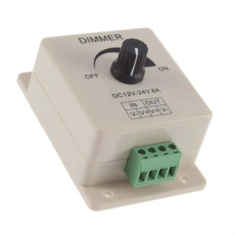 Led Dimmer Switch Dc V A Light Dimmer Adjustable Brightness