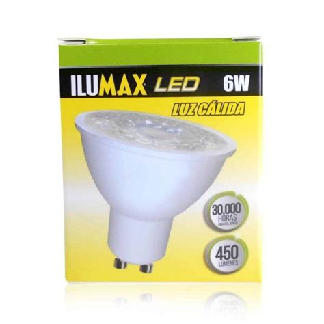 Dicroico LED Optic 6W Luz Cálida GU10 ILUMAX